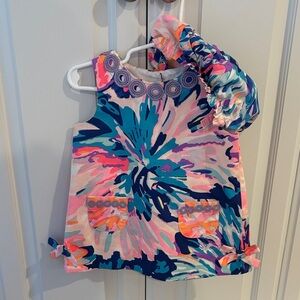Colorful Lilly Pulitzer  Sleeveless dress with Matching bloomers